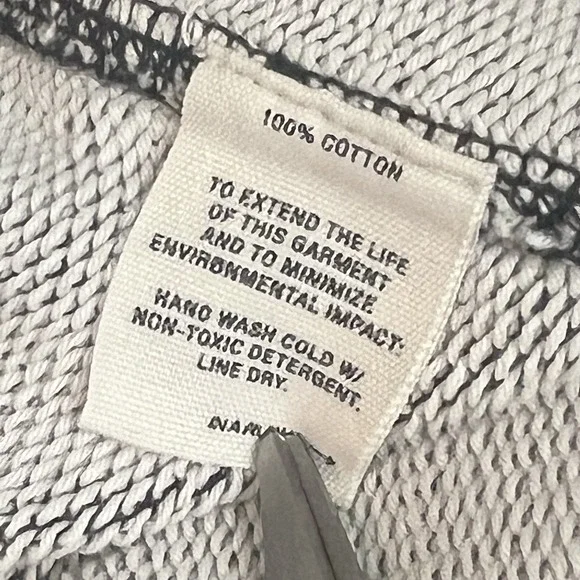 Alex Mill Jogger Sweatpants Men's Sz XL Black Tapered Slim Melange Cotton Jersey - Picture 8 of 13